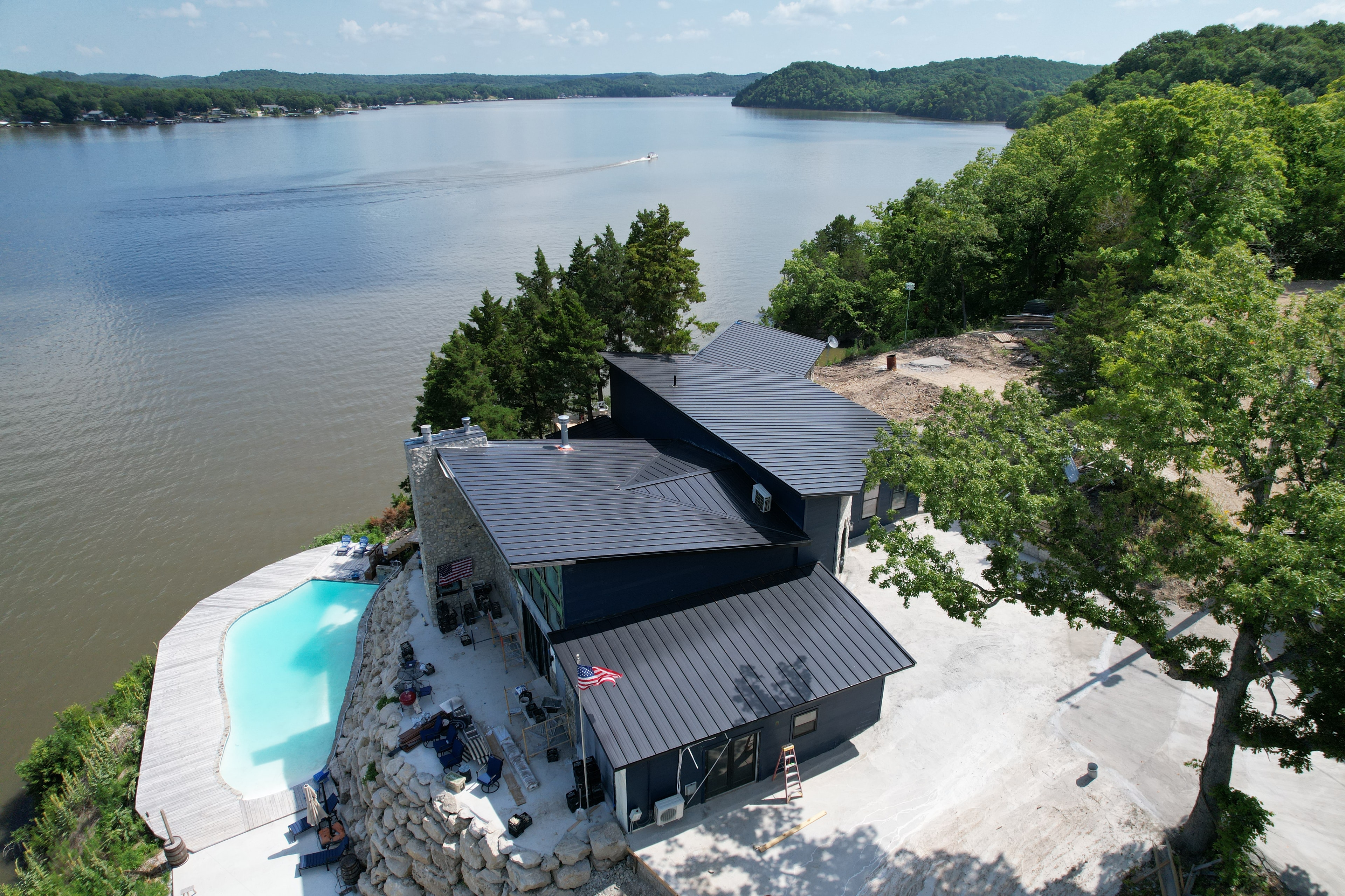 Commercial roof repair in Central Missouri — TPO membrane work